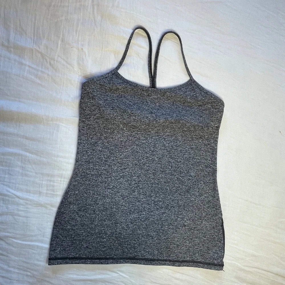 lululemon athletica Gray Tank Top